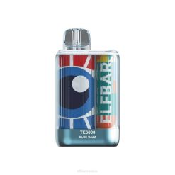 El mejor sabor desechable vape te6000 blue razz ice hielo azul ELFBAR B0ZZ24